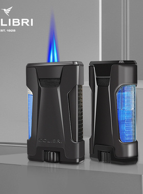 美国Colibri科乐比雪茄专用打火机LI650系列双火焰大容量