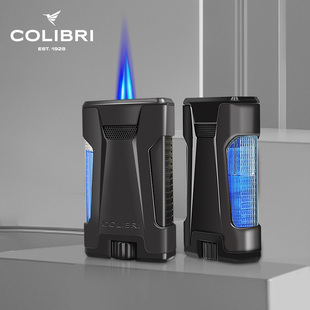 美国Colibri科乐比雪茄专用打火机LI650系列双火焰大容量