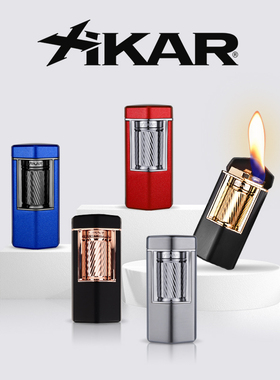 美国西卡Xikar600系列砂轮点火充气打火机子午线雪茄打火机