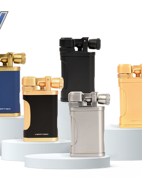 美国VERTIGO CLASSIC系列复古款单火焰多功能雪茄打火机 带雪茄钻