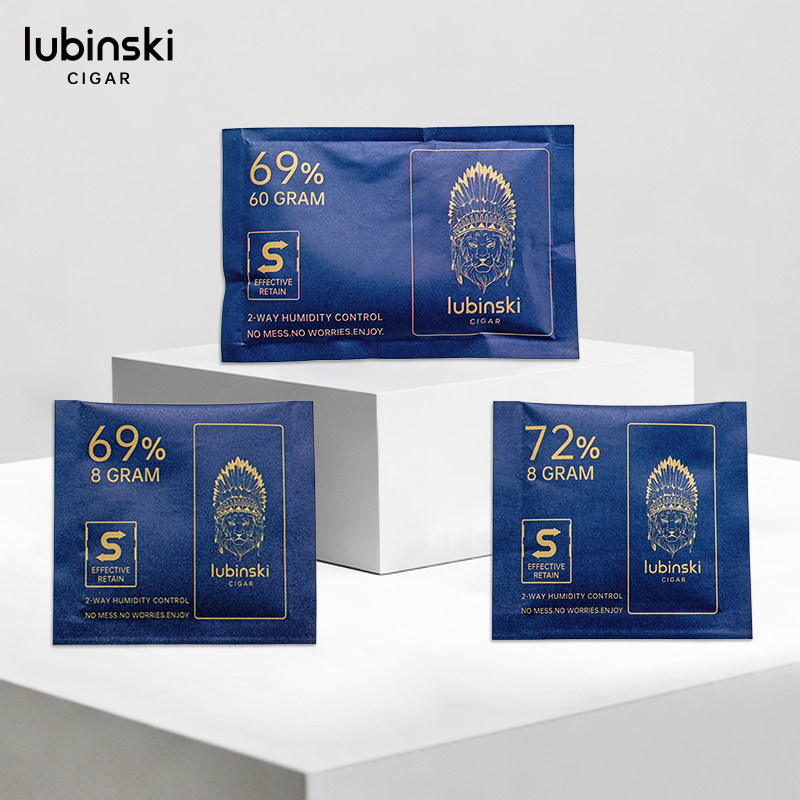 LUBINSKI鲁宾斯基雪茄烟丝保湿包69%72%湿度恒湿包双向调节控湿度