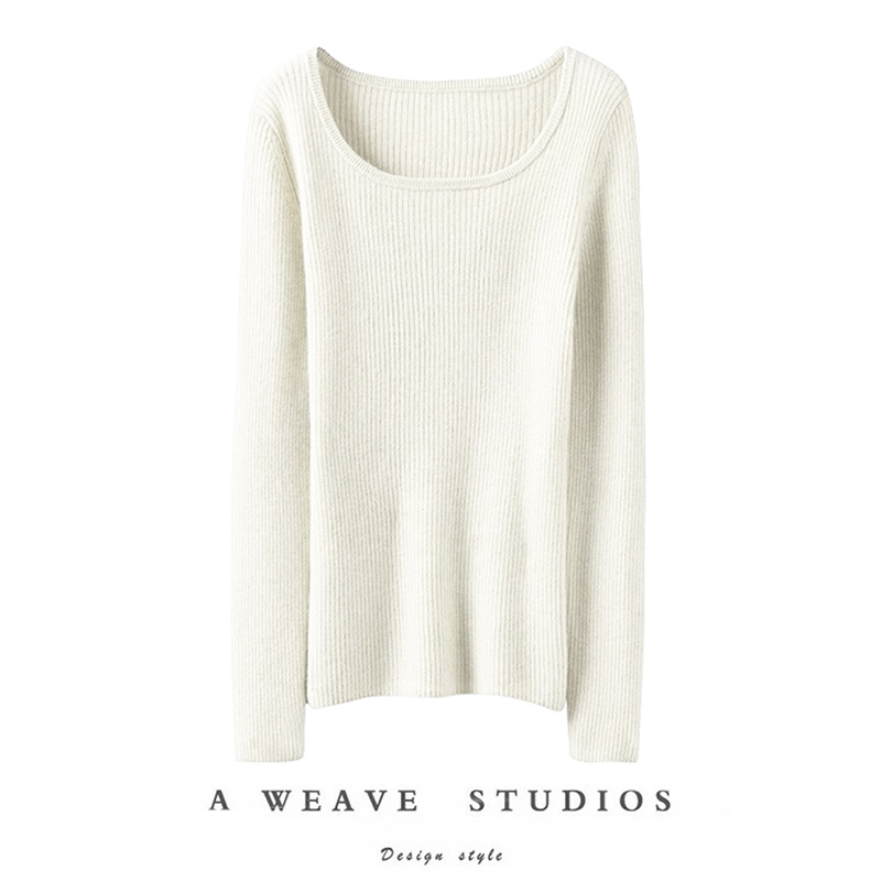 这版我沦陷了！随便搭配！多色羊绒衫女圆领修身纯羊绒毛衣打底衫