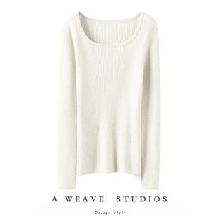 我沦陷了 纯羊绒毛衣打底衫 随便搭配 女圆领修身 多色羊绒衫 这版