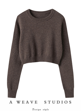 这个上身真心美~羊绒衫女100纯山羊绒套头打底加厚针织衫