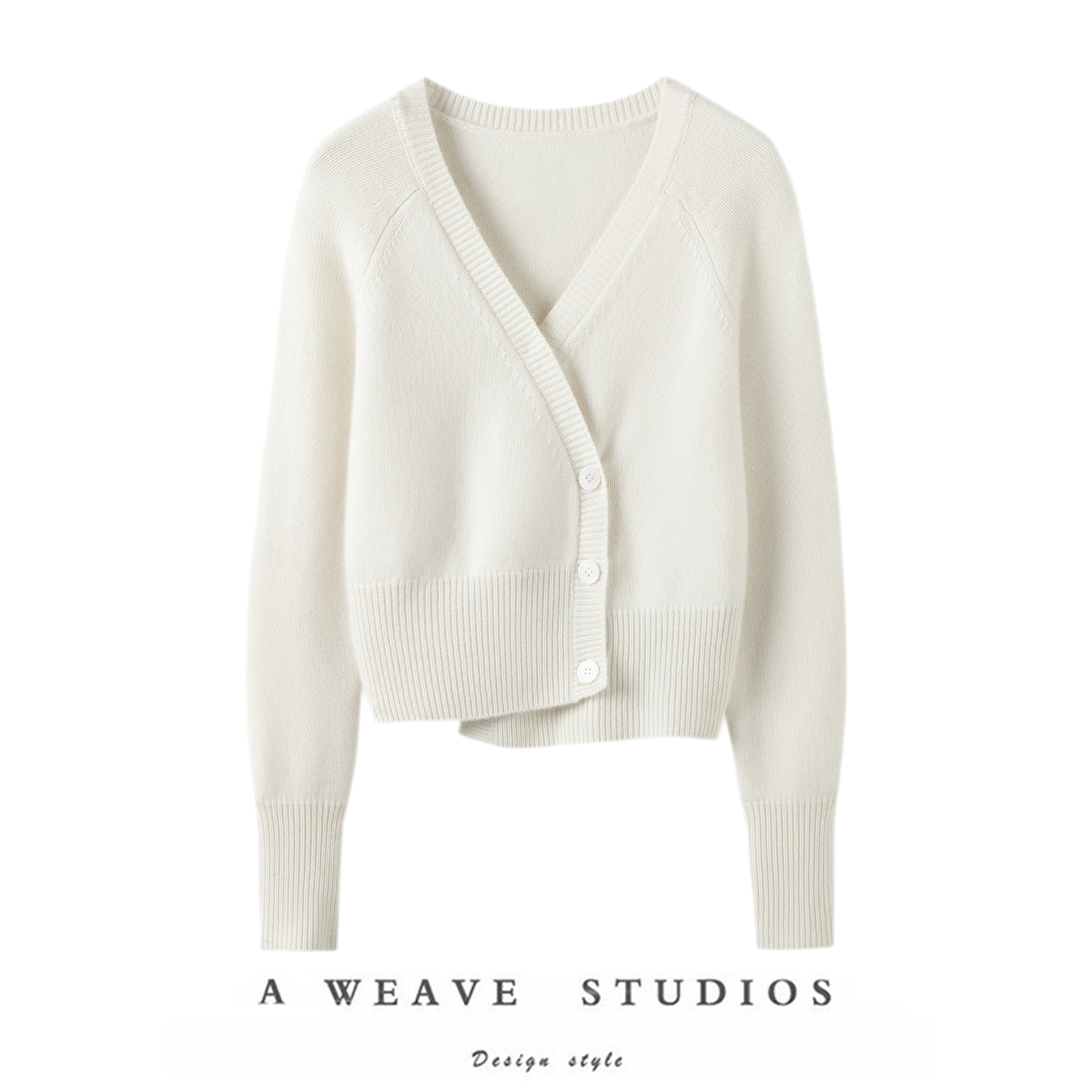 温柔轻熟纯山羊绒开衫外套