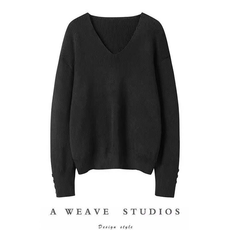 个性时髦~美拉德内搭V领100%纯山羊绒宽松显瘦长袖针织打底衫女,女装/女士精品,羊绒衫,淘宝优惠券,粉丝福利购,淘宝优惠卷