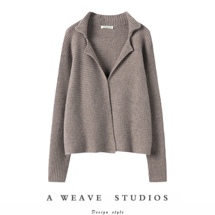 女宽松西装 这版 大克重加厚羊绒开衫 王炸 小外套马甲两件套 型真