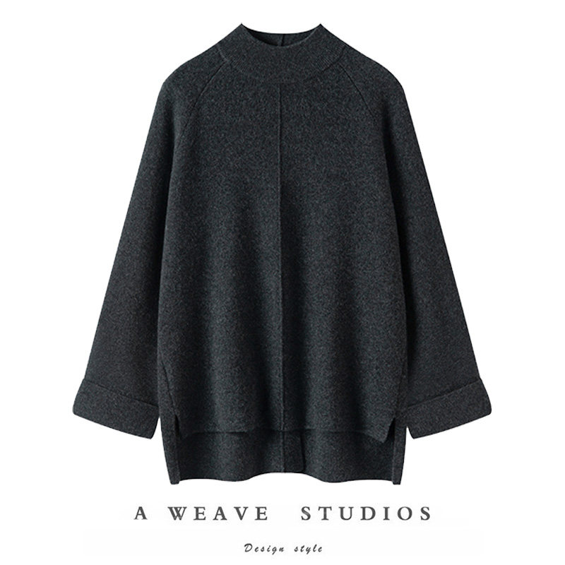 艺术家的生活！羊绒衫女高领九分袖纯羊绒毛衣针织开衫外套加厚,女装/女士精品,羊绒衫,淘宝优惠券,粉丝福利购,淘宝优惠卷