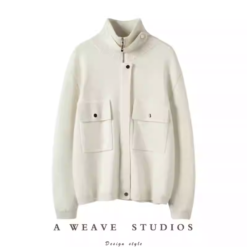 穿出高颜值~ 100%纯山羊绒夹克外套女加厚针织开衫毛衣,女装/女士精品,羊绒衫,淘宝优惠券,粉丝福利购,淘宝优惠卷