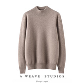 100%纯羊绒衫 女半高领长袖 山羊绒毛衣加厚针织衫 佼佼者再现 新款