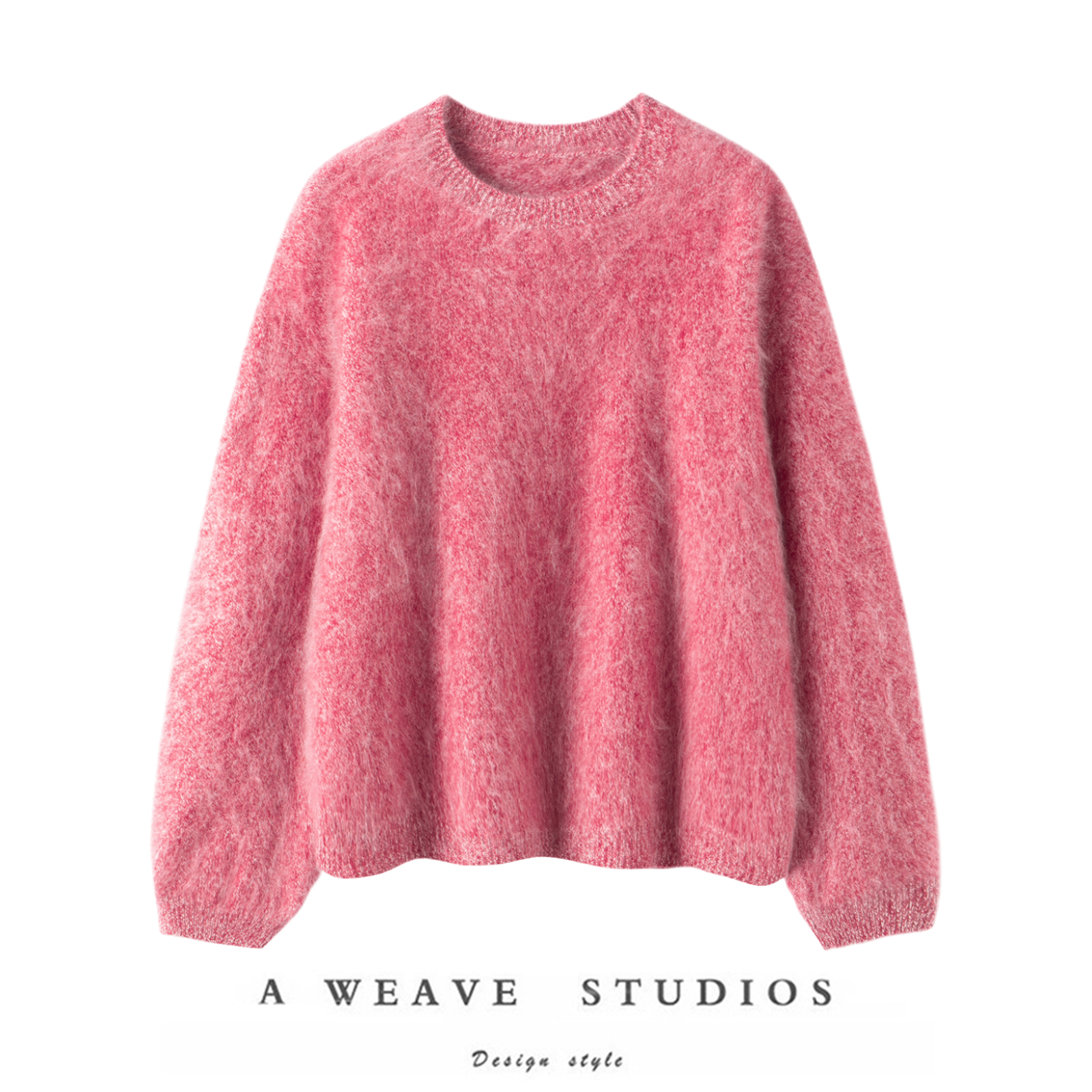 巅峰水洗拉绒雾感针织毛衣