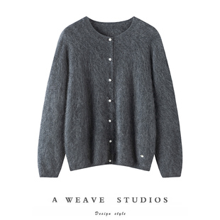 入眼入心感！100%山羊绒拉绒小香风女士外套baby软糯