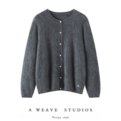 入眼入心感！100%山羊绒拉绒小香风女士外套baby软糯