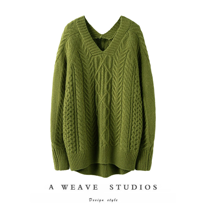 时髦精致！层次感！100%纯山羊绒针织衫 复古绞花V领套头毛衣女,女装/女士精品,羊绒衫,淘宝优惠券,粉丝福利购,淘宝优惠卷