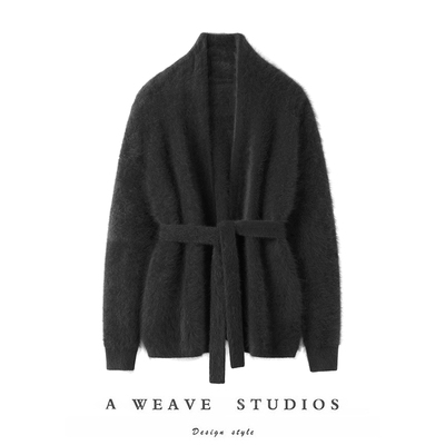 “凯特秀场”重磅貉绒浴袍外套