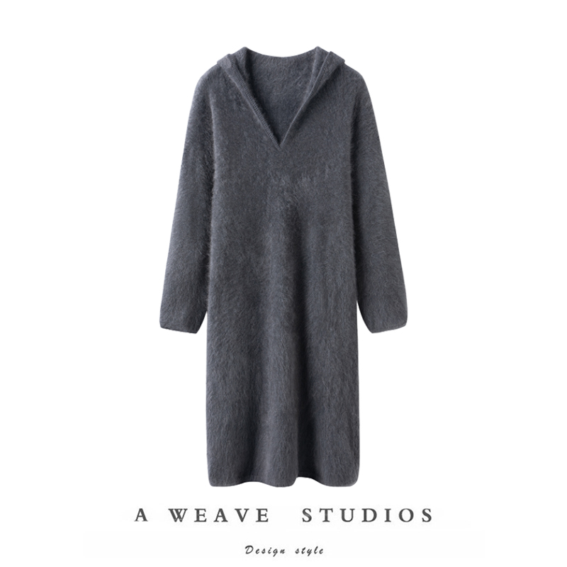 气质太好穿了~100%山羊绒拉绒 冬季休闲女士裙