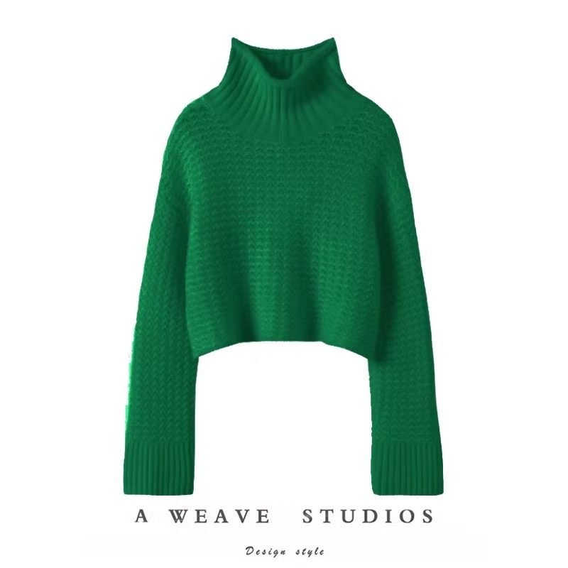 萨琪尼〓绒+〓白色编镂空编织阔袖高领100%羊绒毛衣女25秋冬新款,女装/女士精品,羊绒衫,淘宝优惠券,粉丝福利购,淘宝优惠卷