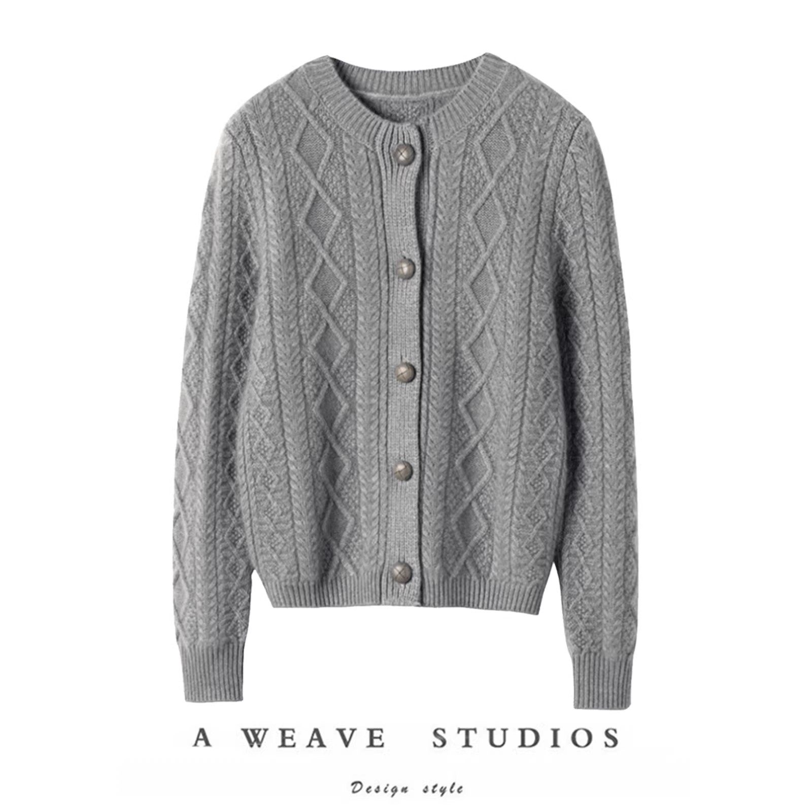 盖不住的气质~真皮包扣复古奶奶风羊绒开衫女纯羊绒毛衣针织外套,女装/女士精品,羊绒衫,淘宝优惠券,粉丝福利购,淘宝优惠卷