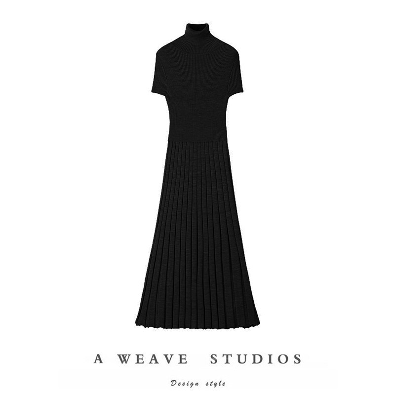 真丝羊绒小香vintage针织连衣裙