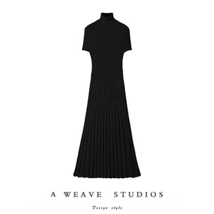 难掩气质感 针织连衣裙 意大利进口真丝羊绒小香vintage