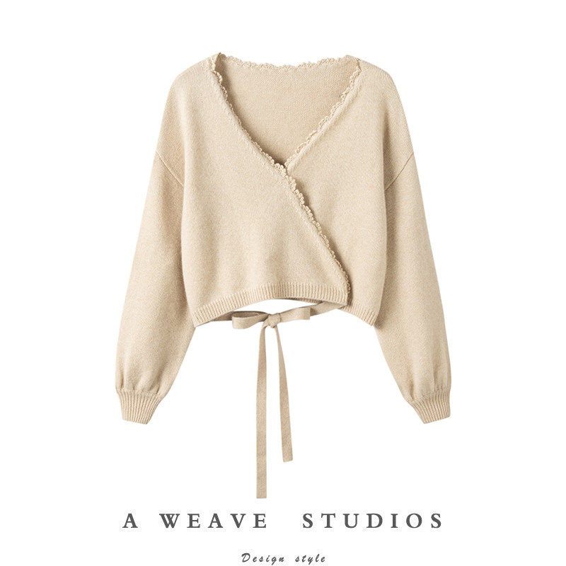 气质流霞女神~花边V领羊绒衫女纯羊绒毛衣修身针织打底衫秋冬显瘦,女装/女士精品,羊绒衫,淘宝优惠券,粉丝福利购,淘宝优惠卷