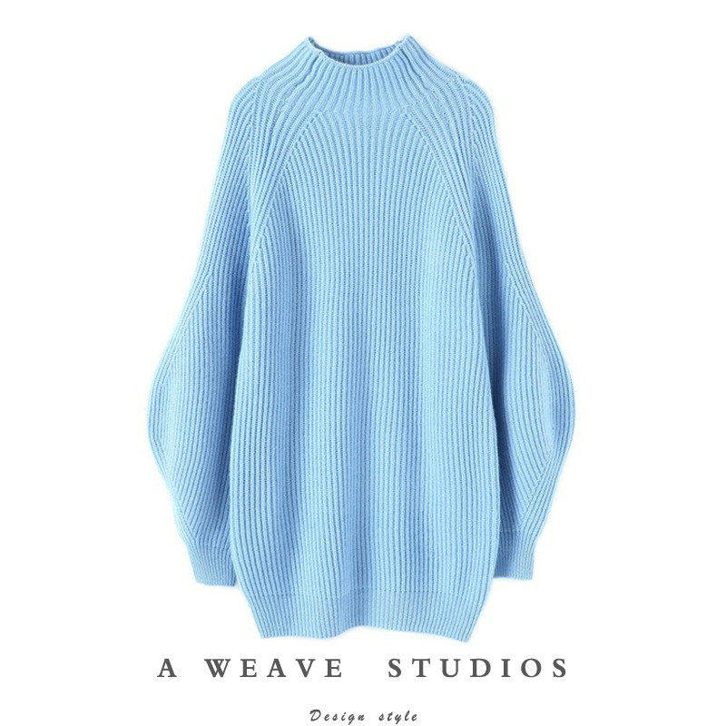 美！提升气质！立体弧形袖半高领羊绒衫女坑条中长款纯羊绒毛衣厚,女装/女士精品,羊绒衫,淘宝优惠券,粉丝福利购,淘宝优惠卷