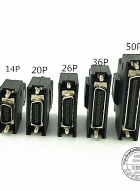 三菱3M连接器 10120-3000PE+10320-52A0-008伺服接头MR-CCN1 20芯