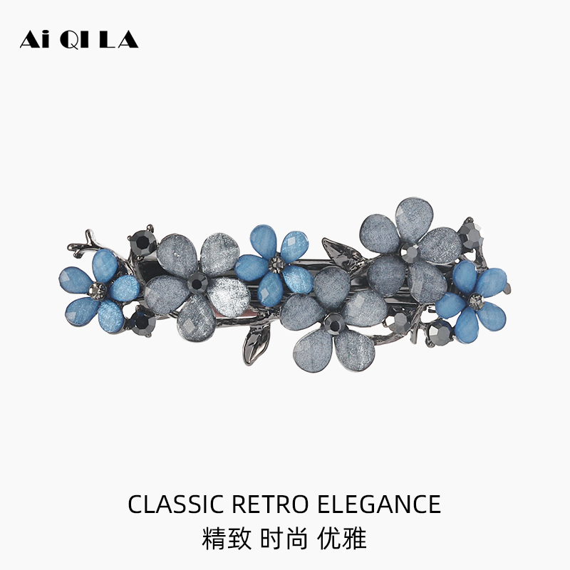 哎奇啦优雅水钻顶夹韩国发饰