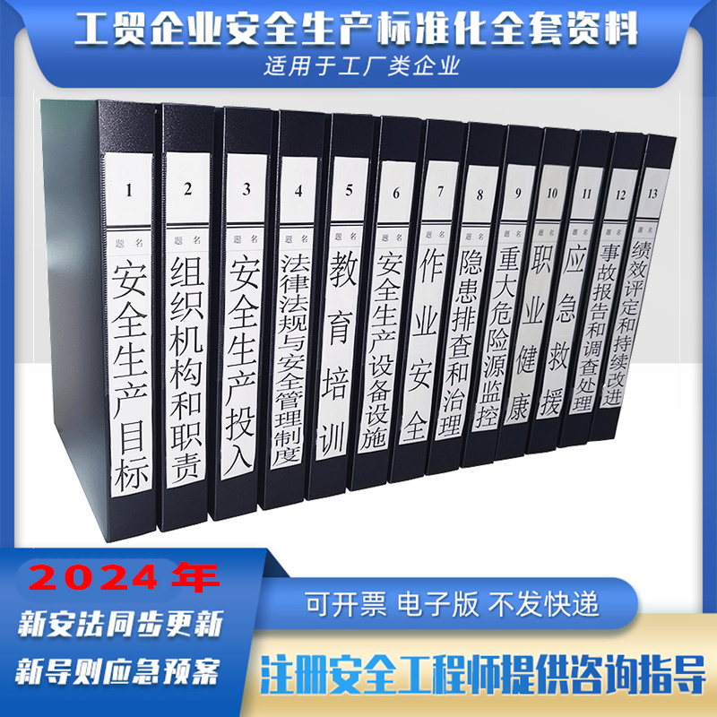 企业安全生产三级标准化资料消防应急预案管理制度含职业卫生台账 商务/设计服务 设计素材/源文件 原图主图