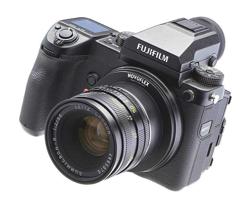 novoflex适用于徕卡r镜头转接富士gfx50s转接环fug/ler 50r 100s