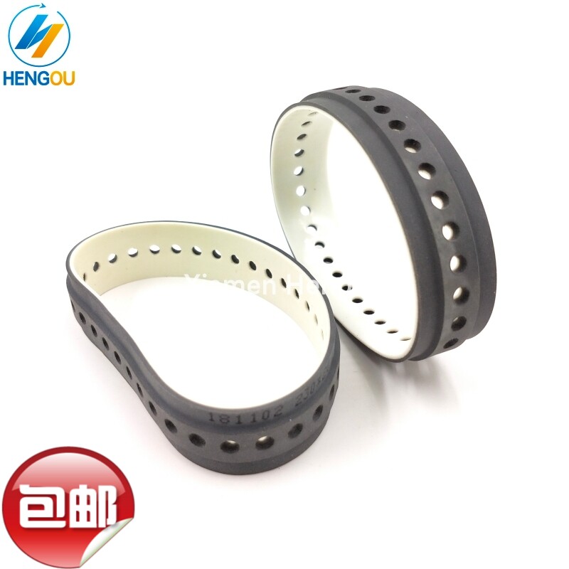 包邮 F4.614.833/831/832 海德堡吸风带 白底灰色平皮带230x20mm