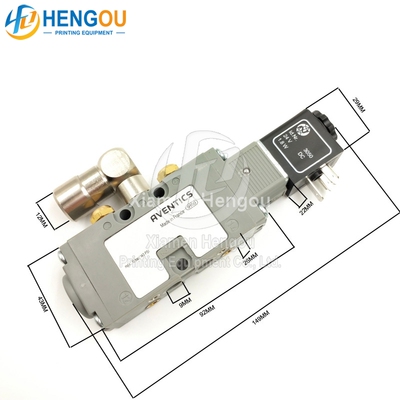 海德堡SM74SM52合压气缸电磁阀