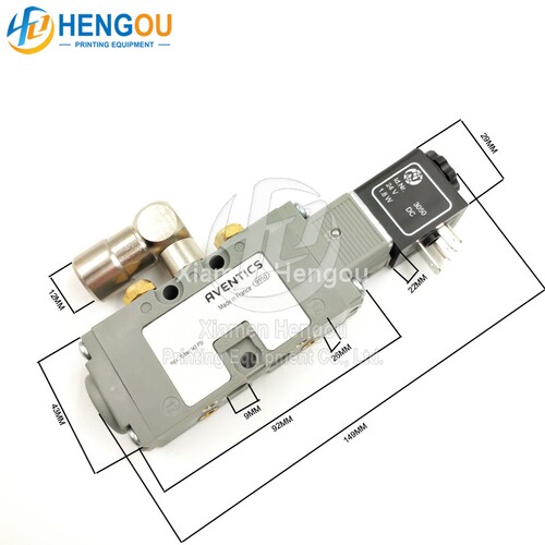 海德堡SM74SM52合压气缸电磁阀