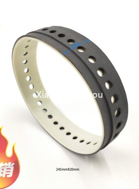 F4.614.833/831/832 海德堡吸风带 白底灰色平皮带245x20mm