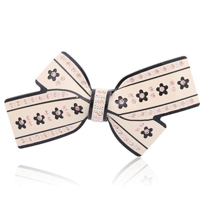 蝴蝶结发夹防滑弹簧夹马尾夹盘发卡头花法国醋酸板材镶钻头饰发饰,饰品/流行首饰/时尚饰品新,发饰,淘宝优惠券,粉丝福利购,淘宝优惠卷