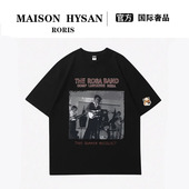 上衣短袖 法式 t恤 新款 宽松慵懒风半袖 Maison Hysan小狐狸2025夏季