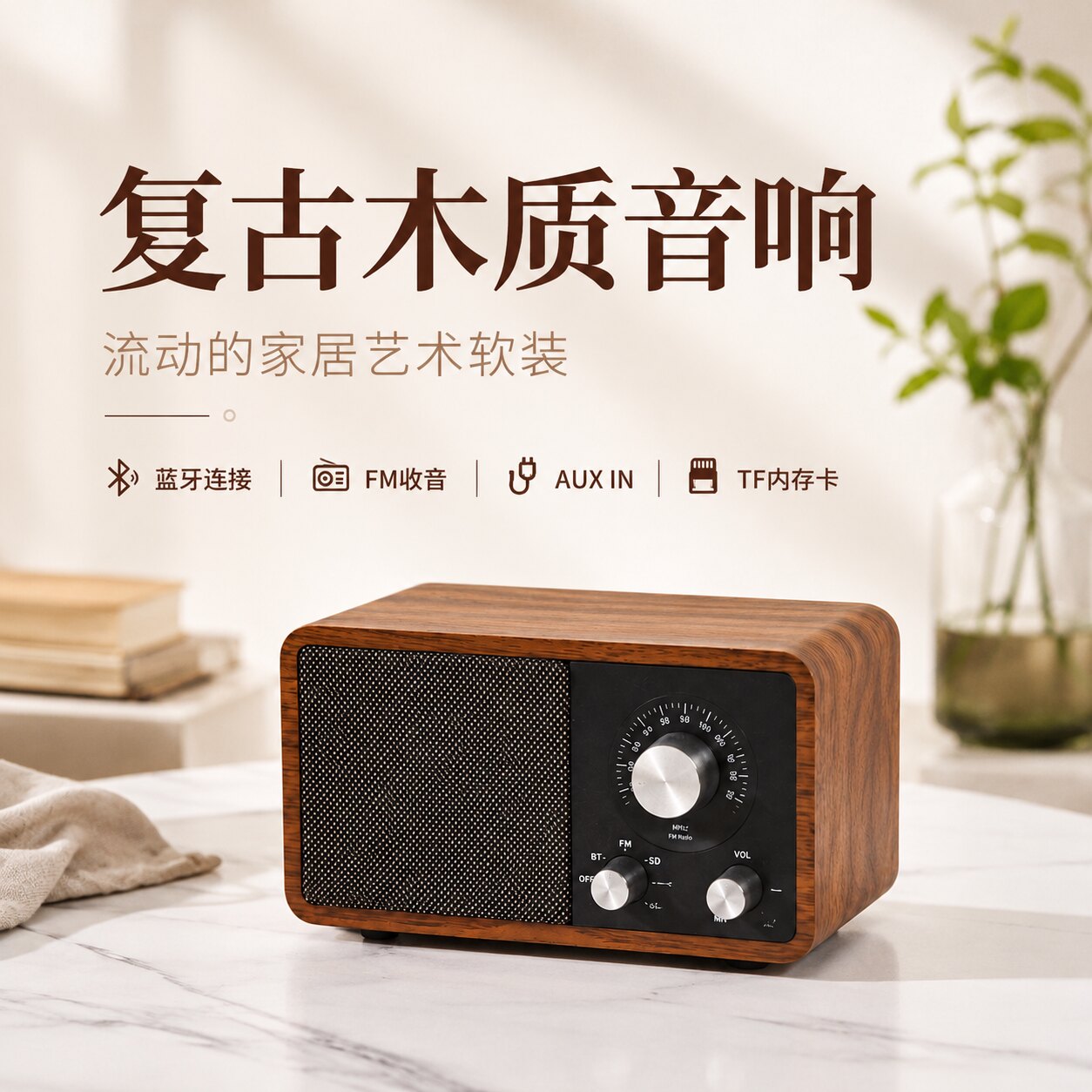 复古音响礼物实用好寓意生日乔迁创意礼品