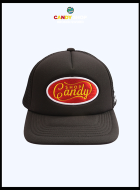 BrokenSword X CandyShop联名糖果女巫标语贴布刺绣网眼卡车帽