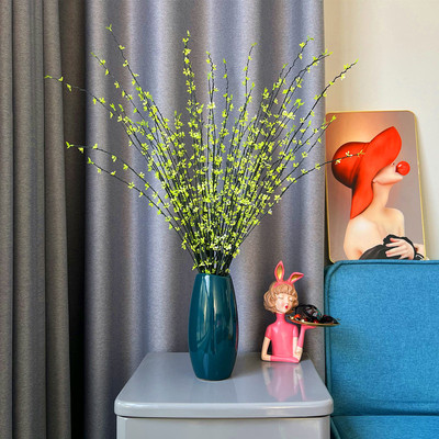 仿真柳芽客厅插花装饰花绿叶柳芽