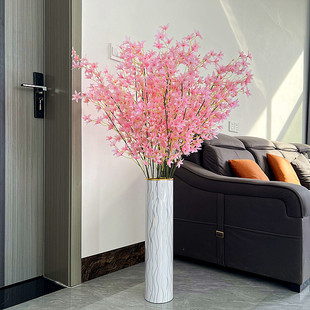 文心兰仿真花跳舞兰假花绢花婚礼布置花艺吊顶装饰客厅插花摆设花