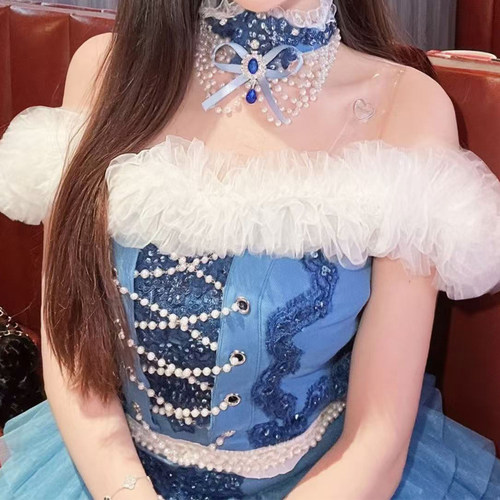 张元英同款芭蕾演出服舞蹈礼服