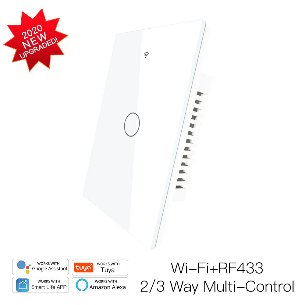 wifi智能触摸开关 蓝牙快速匹配APP远程控制支持 Alexa智能音箱