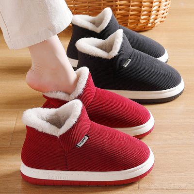 中老年冬季外穿厚底防滑保暖棉鞋