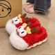 居家室内厚底保暖加绒包跟棉鞋 新款 女2025冬季 国潮可爱萌龙棉拖鞋