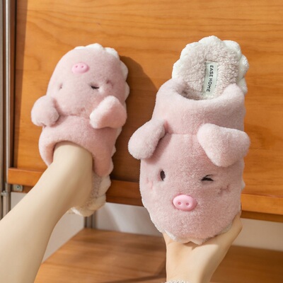 2023新款毛绒包头棉拖