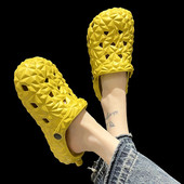 搞怪榴莲踩屎感防滑小众软底沙滩凉拖鞋 外穿2026新款 女夏季 洞洞鞋