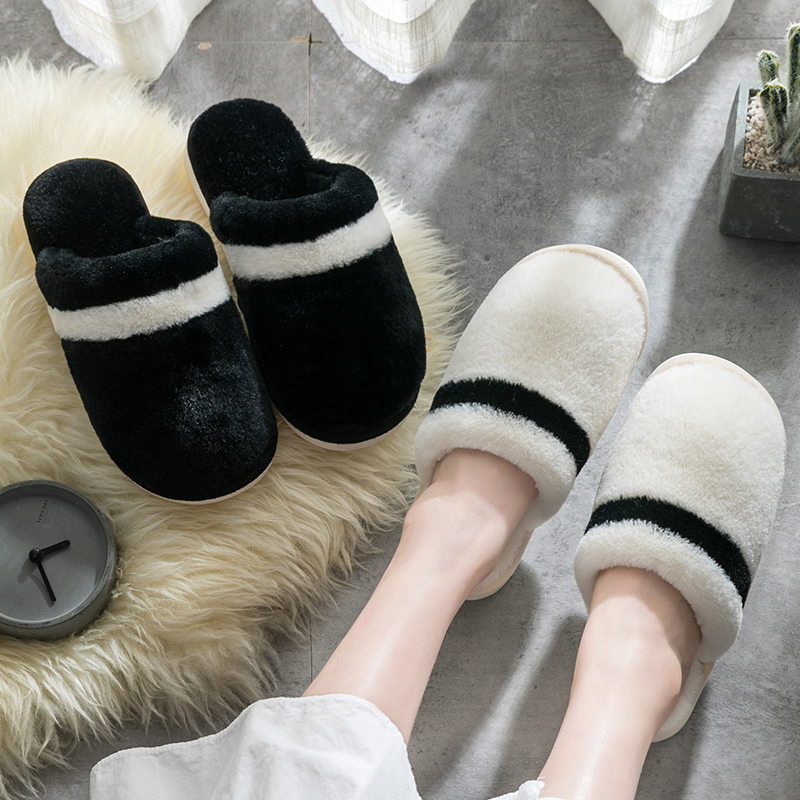 棉拖鞋女士冬季室内家居月子防滑2025情侣冬款居家用保暖毛毛拖鞋