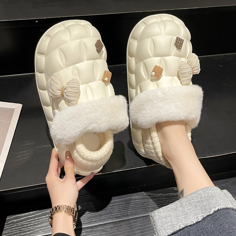 可拆卸防水包跟可外穿棉拖鞋