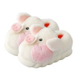 Тапочки, зимняя милая нескользящая удерживающая тепло обувь на платформе