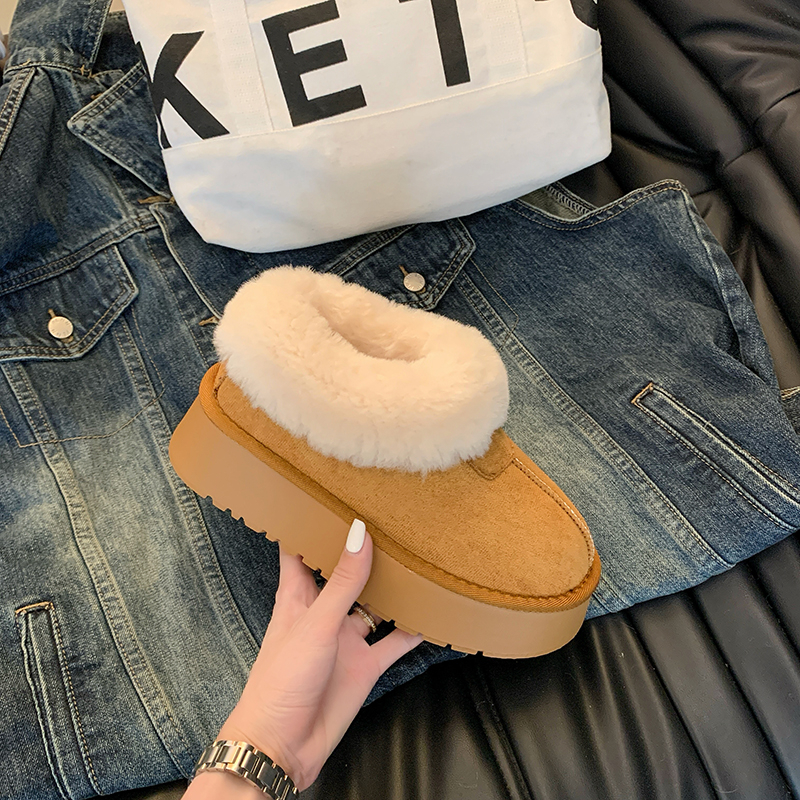 雪地靴冬季2大棉鞋防面包鞋